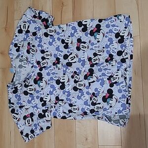 Disney women's size small Mickey Mouse scrub top